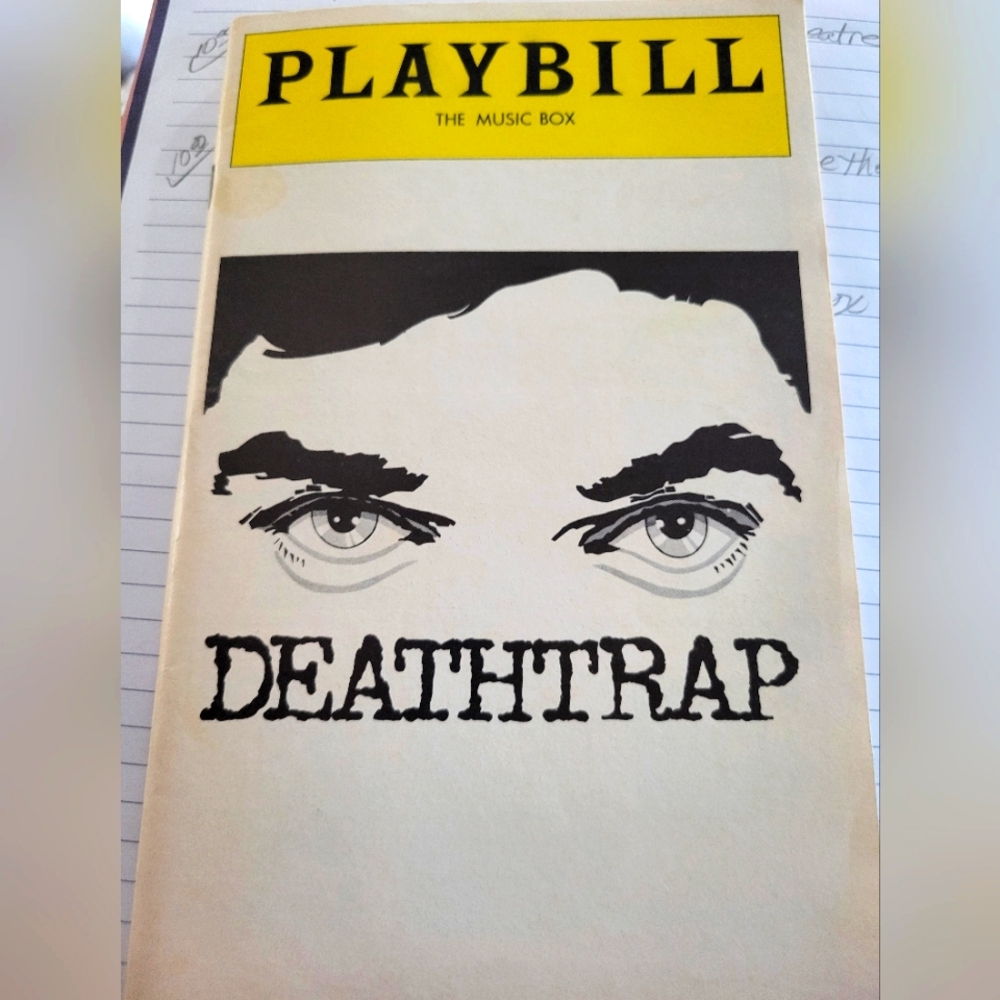 Deathtrap  Playbill from The Music Box Theatre
